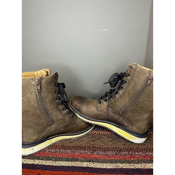 Keen Brown Leather Casual Bailey Lace Boot Womens size 6 cognac - Picture 7 of 9